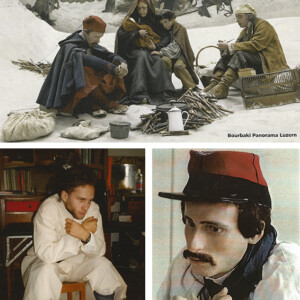 Détail costumes historiques crées pour le Panorama Bourbaki, Luzern