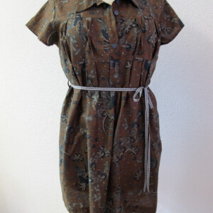 Tunique robe coton tissu balinais