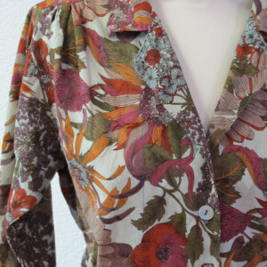 Chemisier coton col tailleur