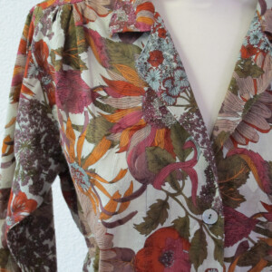 Chemisier coton col tailleur