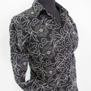 Chemisier ajusté coton