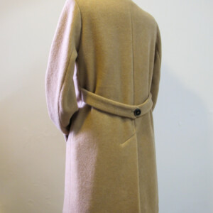 Manteau en laine ajusté, doublé