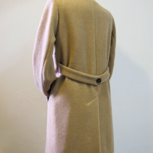 Manteau en laine ajusté, doublé