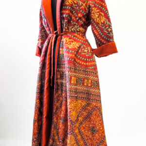 Manteau crée pour vernissage indien
