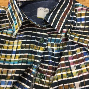 Chemiser classique en coton imprimé